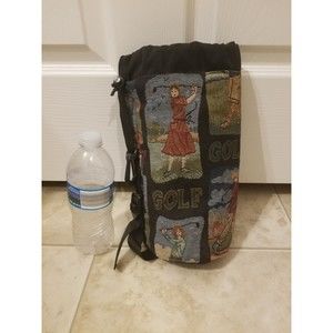 Cool Tote tapestry golf wine carrier insulated drink beverage bag holder